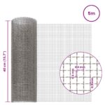 vidaXL Sieťová obrazovka 40 x 500 cm 3 Mesh Nerezová oceľ 201 – Obrázok 6