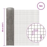vidaXL Sieťová obrazovka 60 x 500 cm 3 Mesh Nerezová oceľ 201 – Obrázok 6