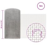 vidaXL Sieťová obrazovka 20 x 500 cm 6 Mesh Nerezová oceľ 201 – Obrázok 6