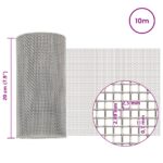 vidaXL Sieťová obrazovka 20 x 1000 cm 8 Mesh Nerezová oceľ 201 – Obrázok 6