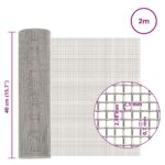 vidaXL Sieťová obrazovka 40 x 200 cm 8 Mesh Nerezová oceľ 201 – Obrázok 6