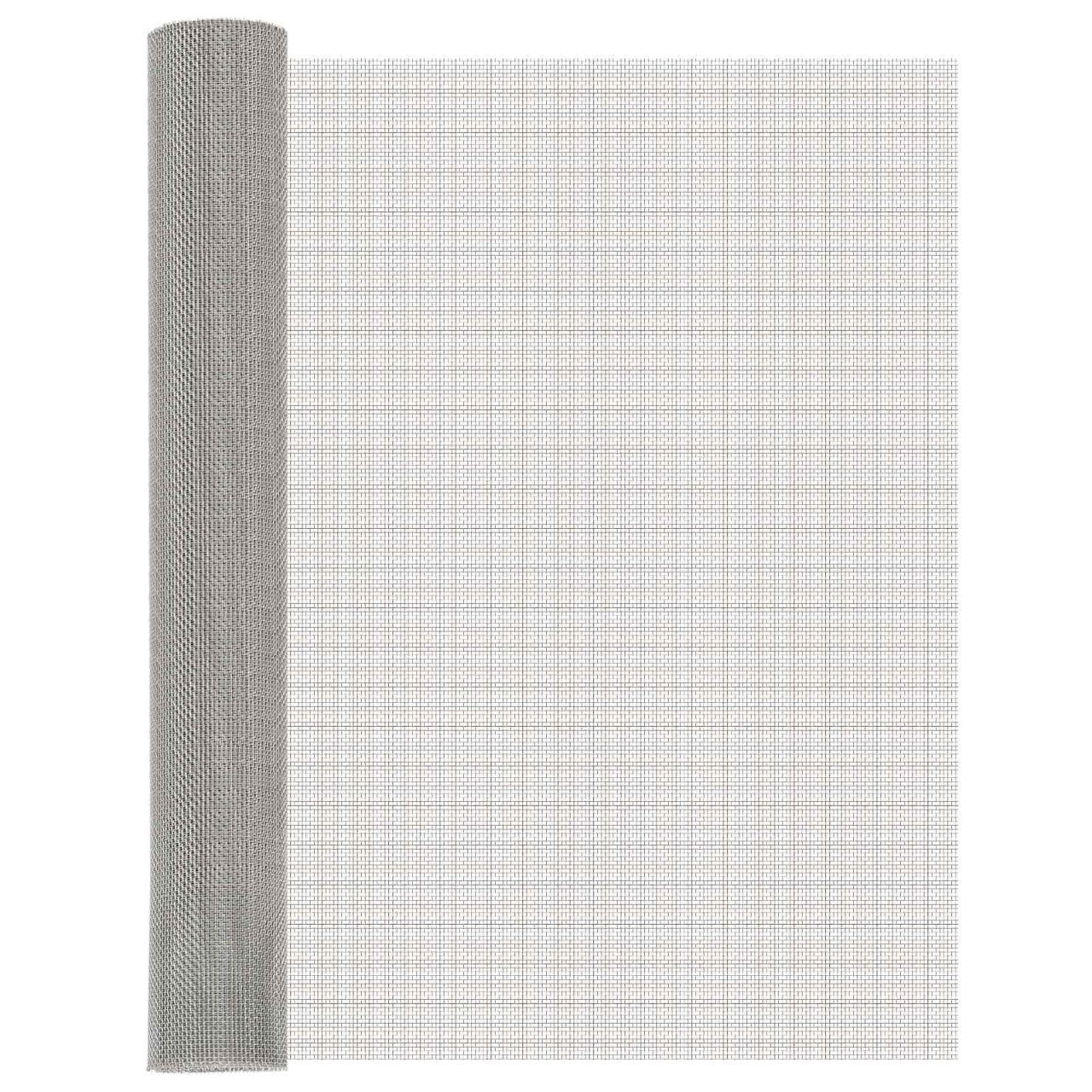 42039672_1.jpg vidaXL Sieťová obrazovka 80 x 500 cm 8 Mesh Nerezová oceľ 201 – Obrázok 1