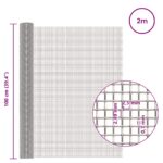 vidaXL Sieťová obrazovka 100 x 200 cm 8 Mesh Nerezová oceľ 201 – Obrázok 6