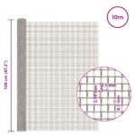 vidaXL Sieťová obrazovka 120 x 1000 cm 8 Mesh Nerezová oceľ 201 – Obrázok 6