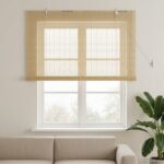 vidaXL Roleta Prírodná 130 x 160 cm Bambus