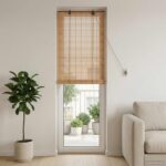 vidaXL Roleta Hnedá 60 x 220 cm Bambus