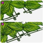 vidaXL Balkónový plôtik s listami Zelená a žltá 500 x 150 cm – Obrázok 6