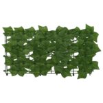 vidaXL Balkónový plôtik s listami Zelená 200 x 100 cm – Obrázok 3
