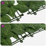 vidaXL Balkónový plôtik s listami Zelená 200 x 100 cm – Obrázok 6