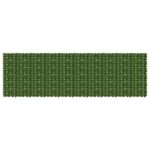 vidaXL Balkónový plôtik s listami Zelená 500 x 150 cm