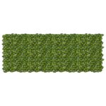 vidaXL Balkónový plôtik s listami Zelená a žltá 200 x 75 cm