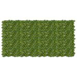 vidaXL Balkónový plôtik s listami Zelená a žltá 200 x 100 cm