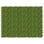 vidaXL Balkónový plôtik s listami Zelená a žltá 200 x 150 cm