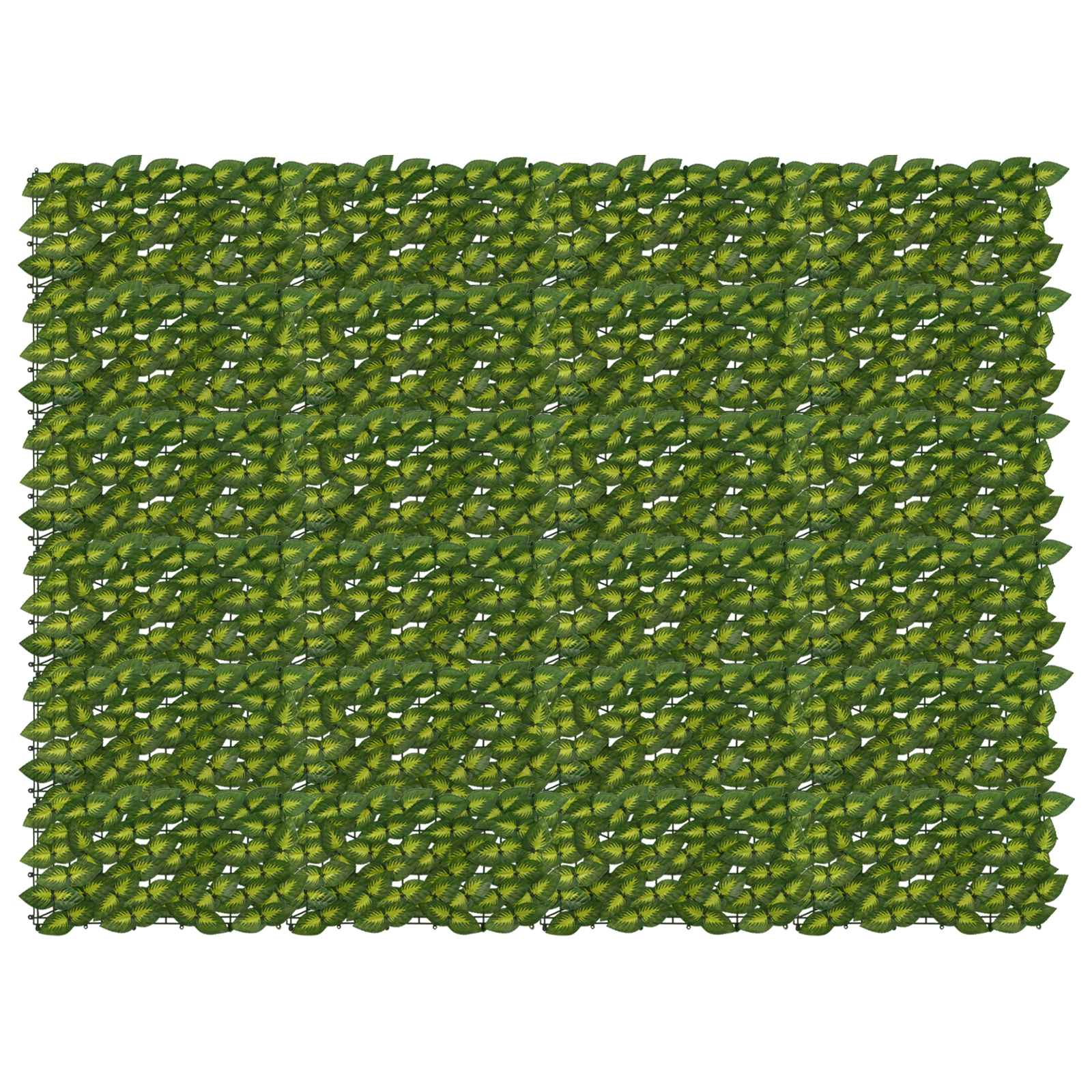 42040677_1.jpg vidaXL Balkónový plôtik s listami Zelená a žltá 200 x 150 cm – Obrázok 1