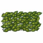 vidaXL Balkónový plôtik s listami Zelená a žltá 600 x 150 cm – Obrázok 3