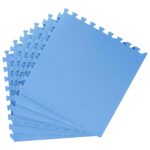 vidaXL Podložky na podlahu 50 pcs Modrá 18 m² EVA pena – Obrázok 3
