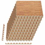 vidaXL Podložky na podlahu 50 pcs drevo 18 m² EVA pena – Obrázok 2