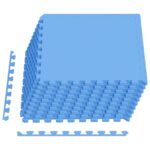 vidaXL Podložky na podlahu 40 pcs Modrá 14,4 m² EVA pena – Obrázok 2
