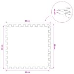 vidaXL Podložky na podlahu 50 pcs Čierna 18 m² EVA pena – Obrázok 9