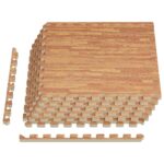 vidaXL Podložky na podlahu 6 pcs drevo 2,16 m² EVA pena – Obrázok 2