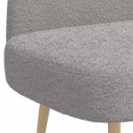 vidaXL čalúnená lavica so spätným opierkom Svetlosivá 110 x 60 x 76 cm – Obrázok 5