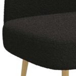 vidaXL čalúnená lavica so spätným opierkom Čierna 110 x 60 x 76 cm – Obrázok 5
