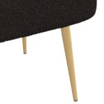 vidaXL čalúnená lavica so spätným opierkom Čierna 110 x 60 x 76 cm – Obrázok 6