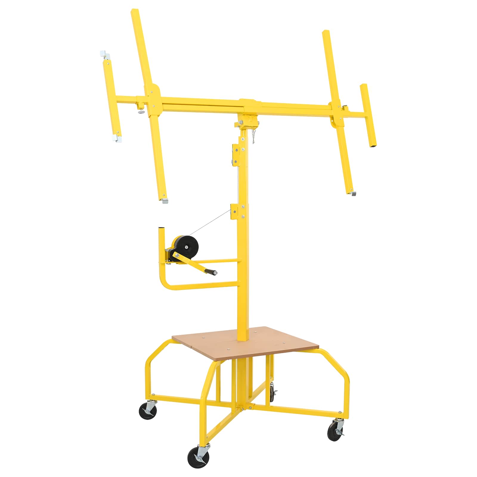 42041172_1.jpg vidaXL Zdvihák na sadrokartón Žltá 300 x 107 x 330 cm Oceľ – Obrázok 1