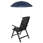 vidaXL Dáždnictvo s klipom 2 pcs Námornícka modrá Ø 105 x 86 cm – Obrázok 4