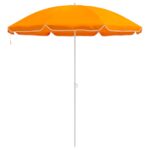 vidaXL Záhradný slnečník 160 cm 170T polyester Oranžová – Obrázok 2