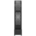 vidaXL Ružový oblúk s kvetináčom Antracitová 168,5 x 43 x 207 cm PP – Obrázok 4