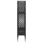 vidaXL Ružový oblúk so špicami Antracitová 97 x 43 x 218 cm PP – Obrázok 4