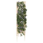 vidaXL Trellis s hrotom Biela 43 x 6 x 165 cm PP – Obrázok 3