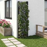 vidaXL Trellis s hrotom Antracitová 43 x 6 x 165 cm PP