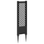 vidaXL Trellis s hrotom Antracitová 43 x 6 x 165 cm PP – Obrázok 2