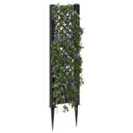 vidaXL Trellis s hrotom Antracitová 43 x 6 x 165 cm PP – Obrázok 3