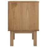 vidaXL Nočný stolík OTTA Čierna 45 x 39 x 57 cm Borovicový masív – Obrázok 5