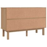 vidaXL Zásuvkový kabinet so zásuvkou OTTA Čierna 111 x 43 x 73,5 cm – Obrázok 7