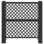 vidaXL Treláž na odpadky Antracitová 123 x 47 x 114 cm PP – Obrázok 4