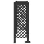 vidaXL Treláž na odpadky Antracitová 123 x 47 x 114 cm PP – Obrázok 5