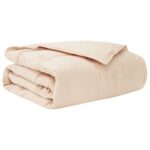 vidaXL Letná prikrývka Béžová 200 x 240 cm 100% prírodný Kapok – Obrázok 2