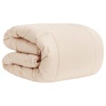 vidaXL Zimná prikrývka Béžová 240 x 220 cm 100% prírodný kapok – Obrázok 3