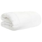 vidaXL Letná prikrývka Biela 240 x 260 cm Bambusové vlákno – Obrázok 2