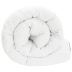 vidaXL Letná prikrývka Biela 260 x 220 cm Bambus – Obrázok 4