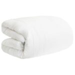 vidaXL Prikrývka na celý rok Biela 200 x 200 cm Bambusové vlákno – Obrázok 3