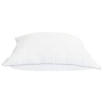 vidaXL Vankúš 2 pcs Biela 50 x 50 cm Bambusové vlákno – Obrázok 3