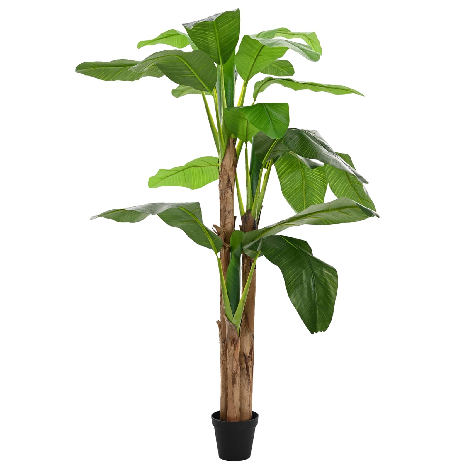 42042074_1.jpg vidaXL Umelý banánovník Zelená 125 x 25 x 250 cm Látka a bambus – Obrázok 1