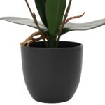 vidaXL Umelá rastlina orchidea Červená 36 x 10 x 30 cm – Obrázok 2
