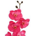vidaXL Umelá rastlina orchidea Červená 36 x 10 x 30 cm – Obrázok 3