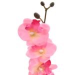 vidaXL Umelá rastlina orchidea Ružová 36 x 10 x 30 cm – Obrázok 4